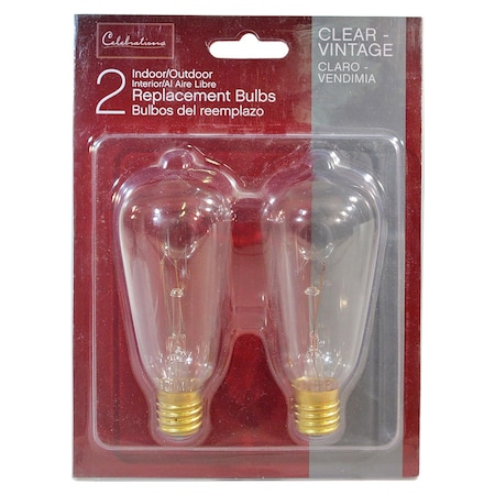 Celebrations Bulb Edison Style 2Pk 10006-71